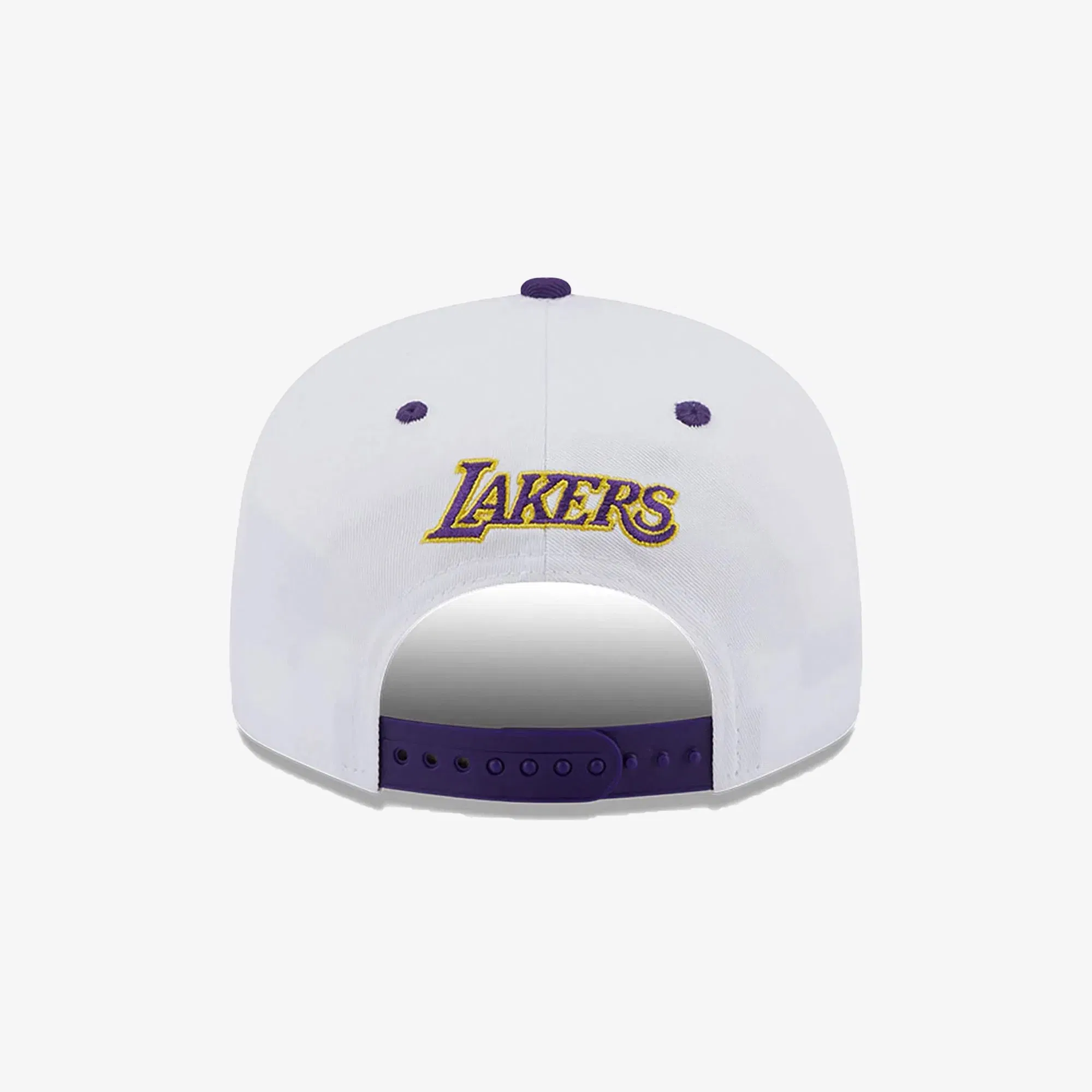 New Era LA LAKERS WHITE CROWN PATCH WHITE 9FIFTY SNAPBACK CAP { WHITE