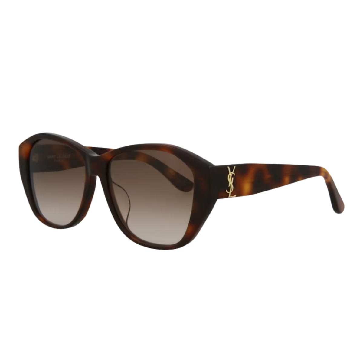 Saint Laurent Round-Frame Acetate Sunglasses Brown Brown (SLM8F-30001590-003)