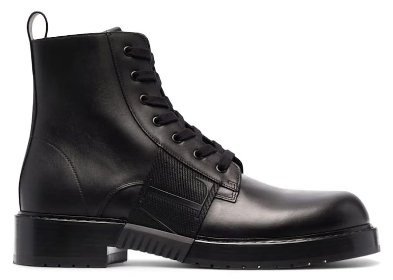 Valentino Garavani VL7N City Combat Boots Black