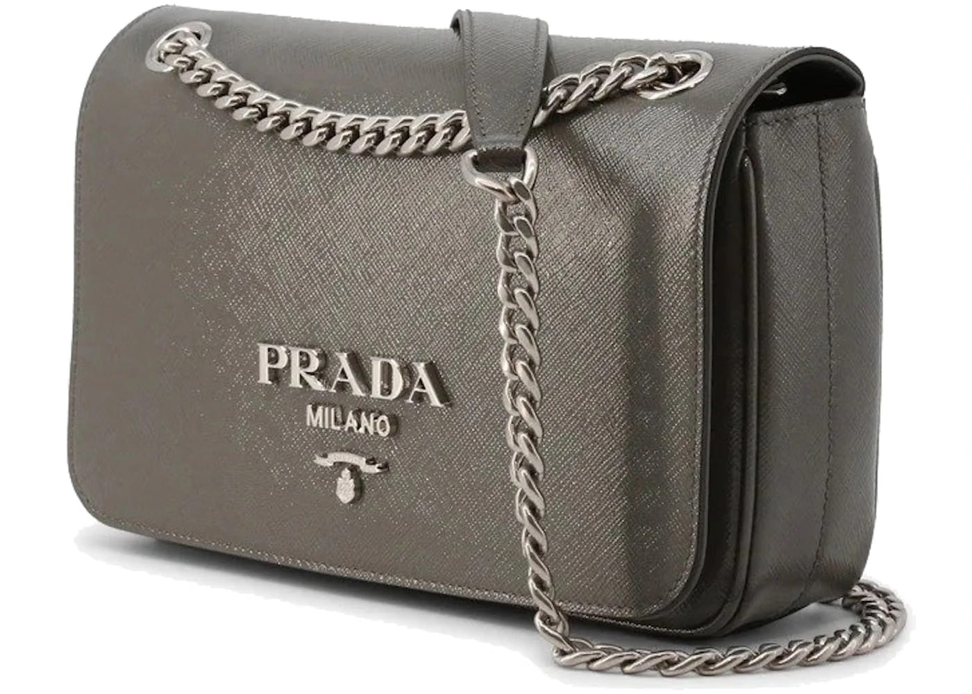 Prada Pattina Shoulder Bag Small Marble