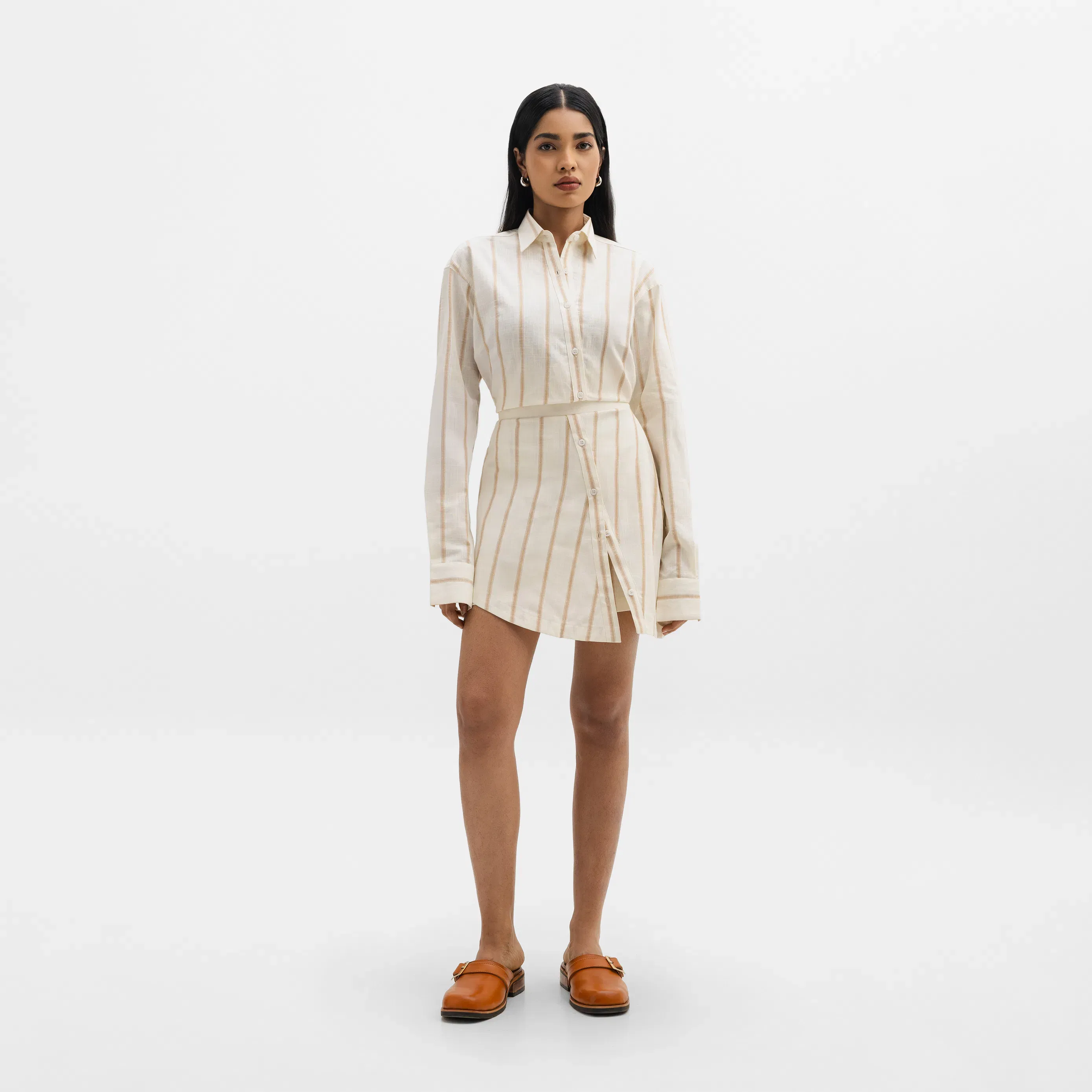 BUTTON DOWN SKORT