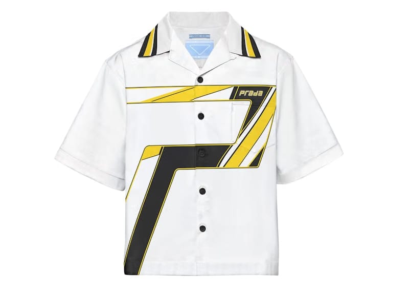 Prada Timecapsule May 2020 Poplin Shirt White