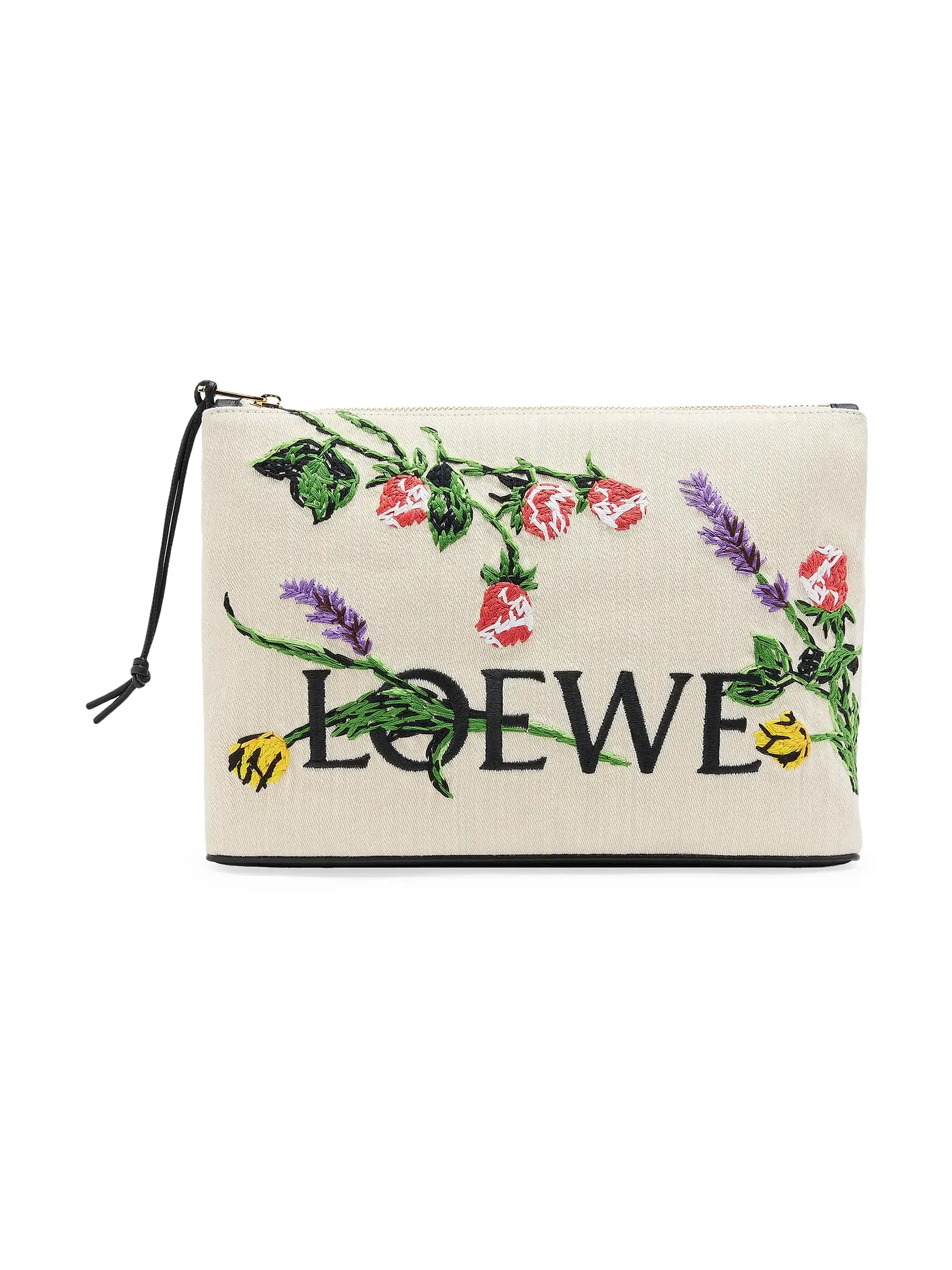 LOEWE LOEWE x Paula's Ibiza Oblong Floral Pouch