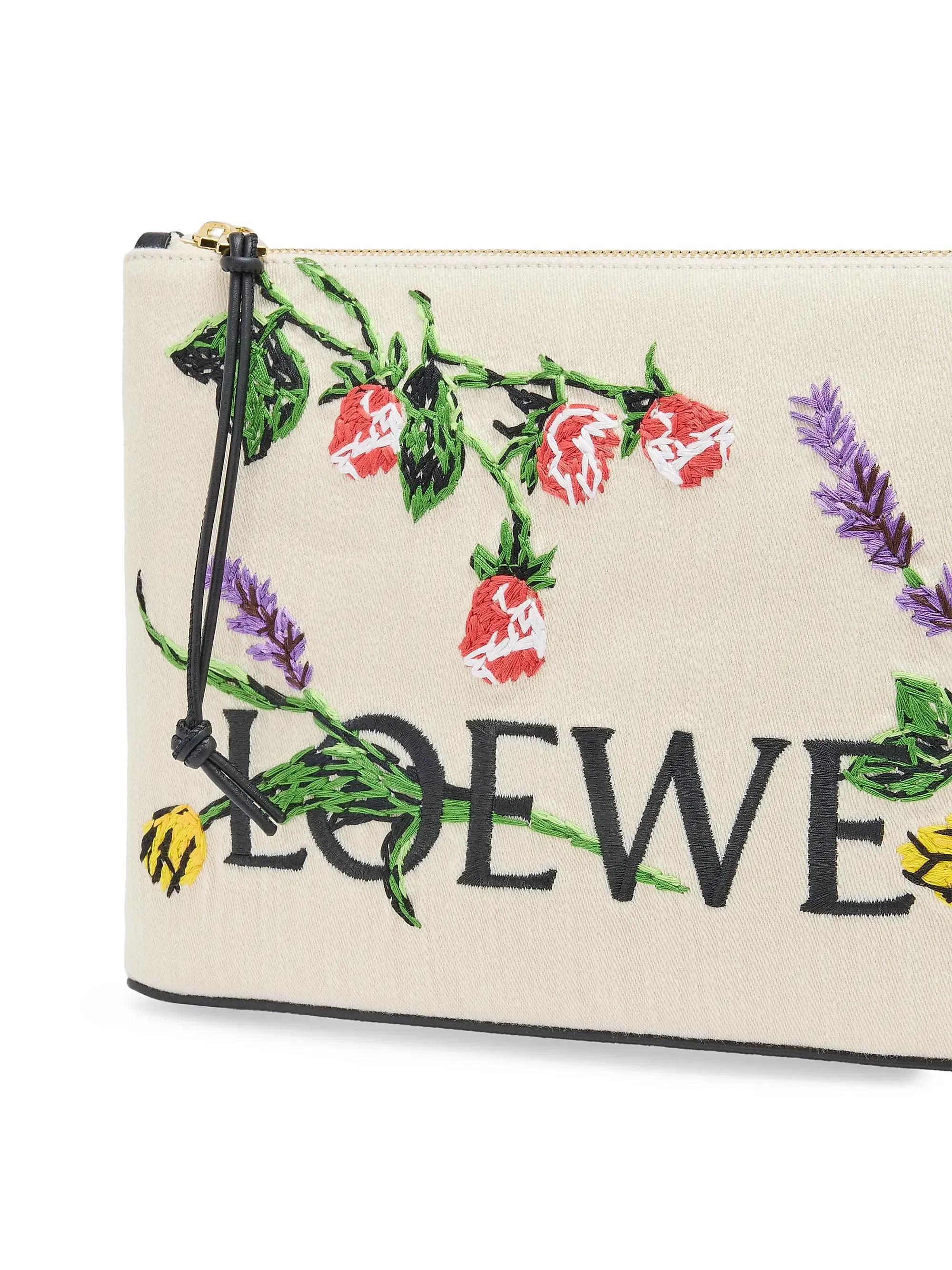 LOEWE LOEWE x Paula's Ibiza Oblong Floral Pouch