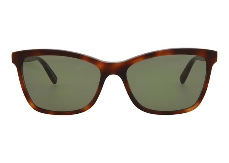 Saint Laurent Cat Eye-Frame Acetate Sunglasses Havana/Green (SL502-30013066-003-20357)