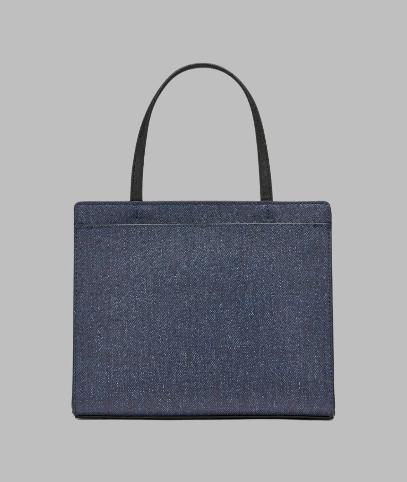 KarlLagerfeld Maybelle denim satchel with pins denim blue