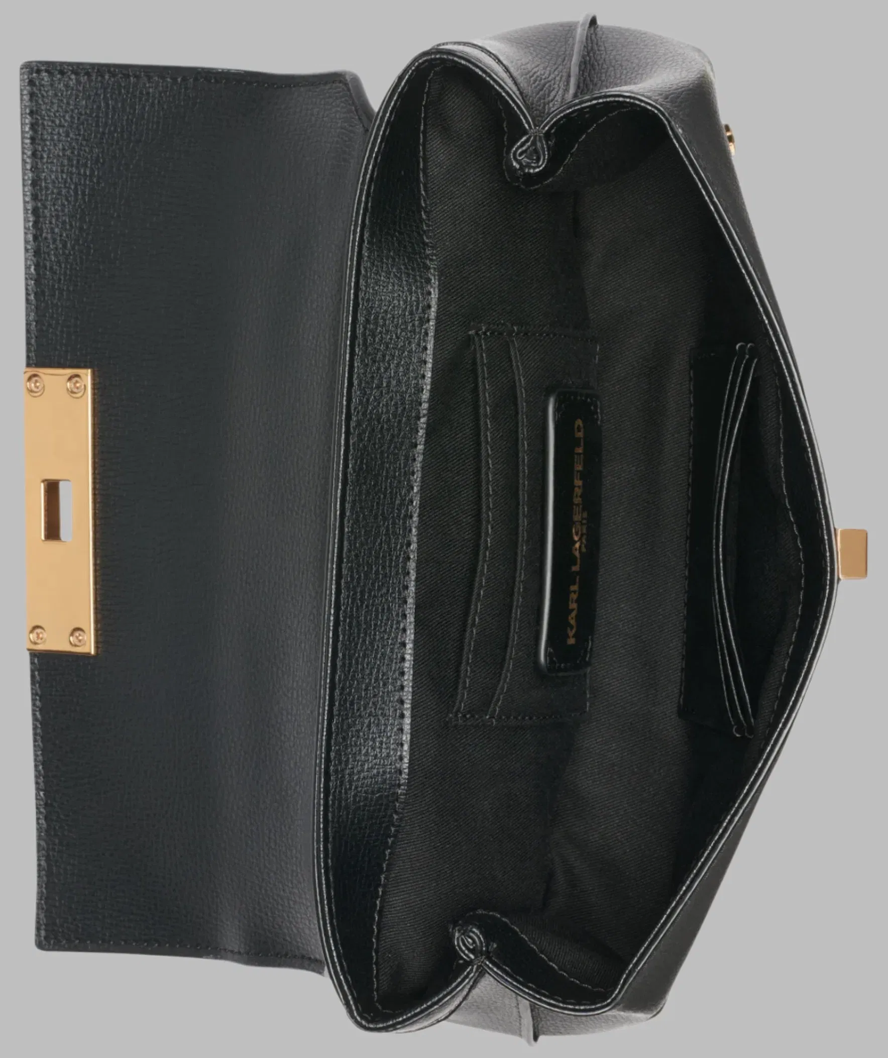 KarlLagerfeld Nicolette crossbody with cate pins black