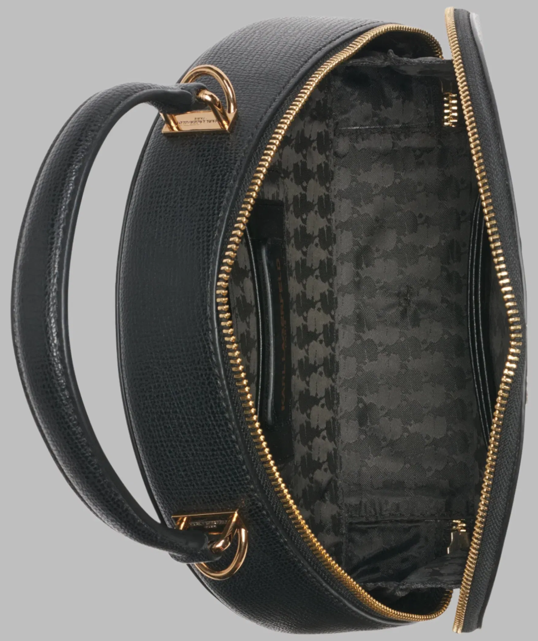 KarlLagerfeld Bellamy crossbody with cate pins black