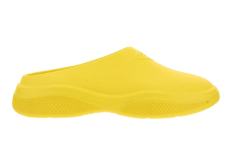 Prada Foam Rubber Mule Yellow
