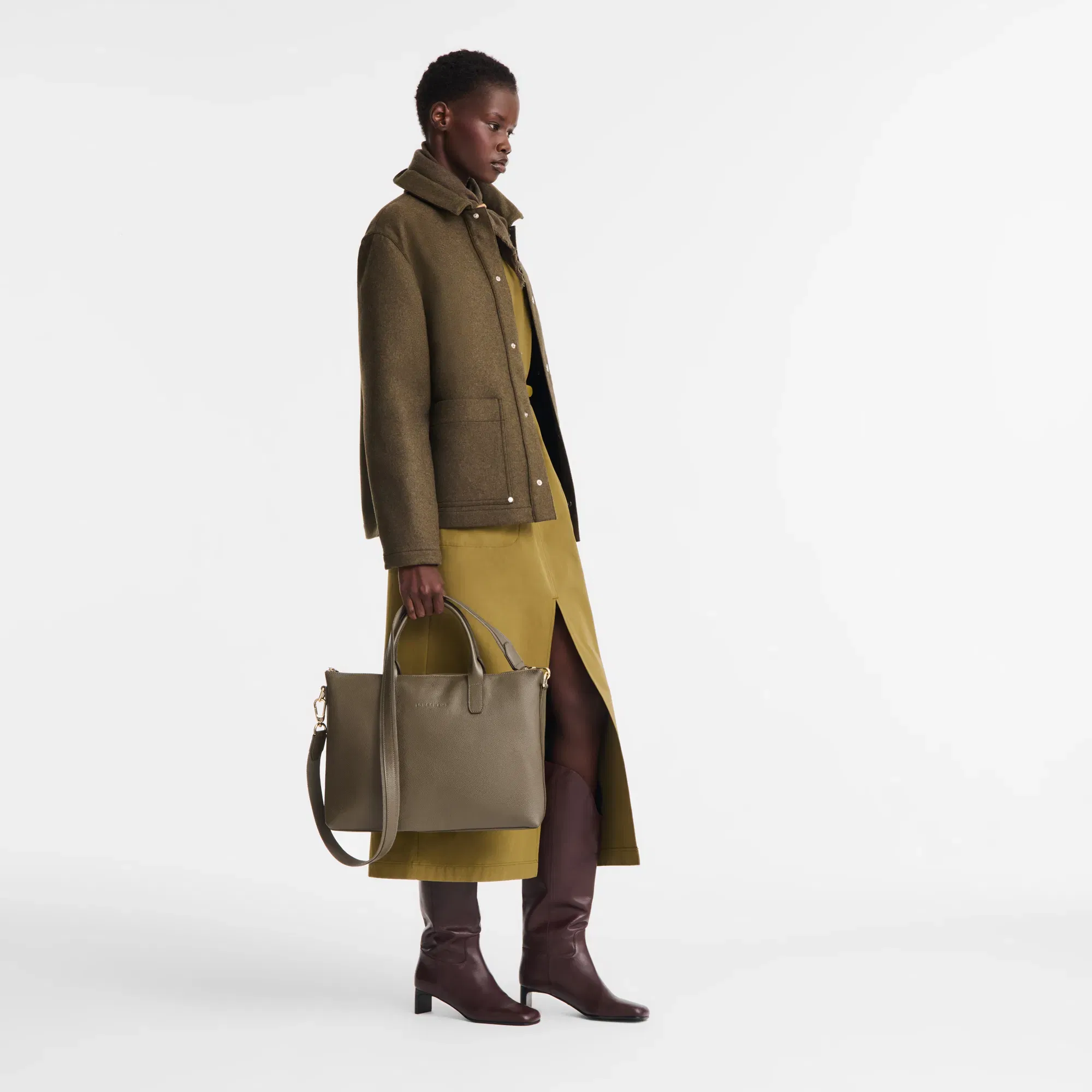 Longchamp Le Foulonné S Briefcase Caper
