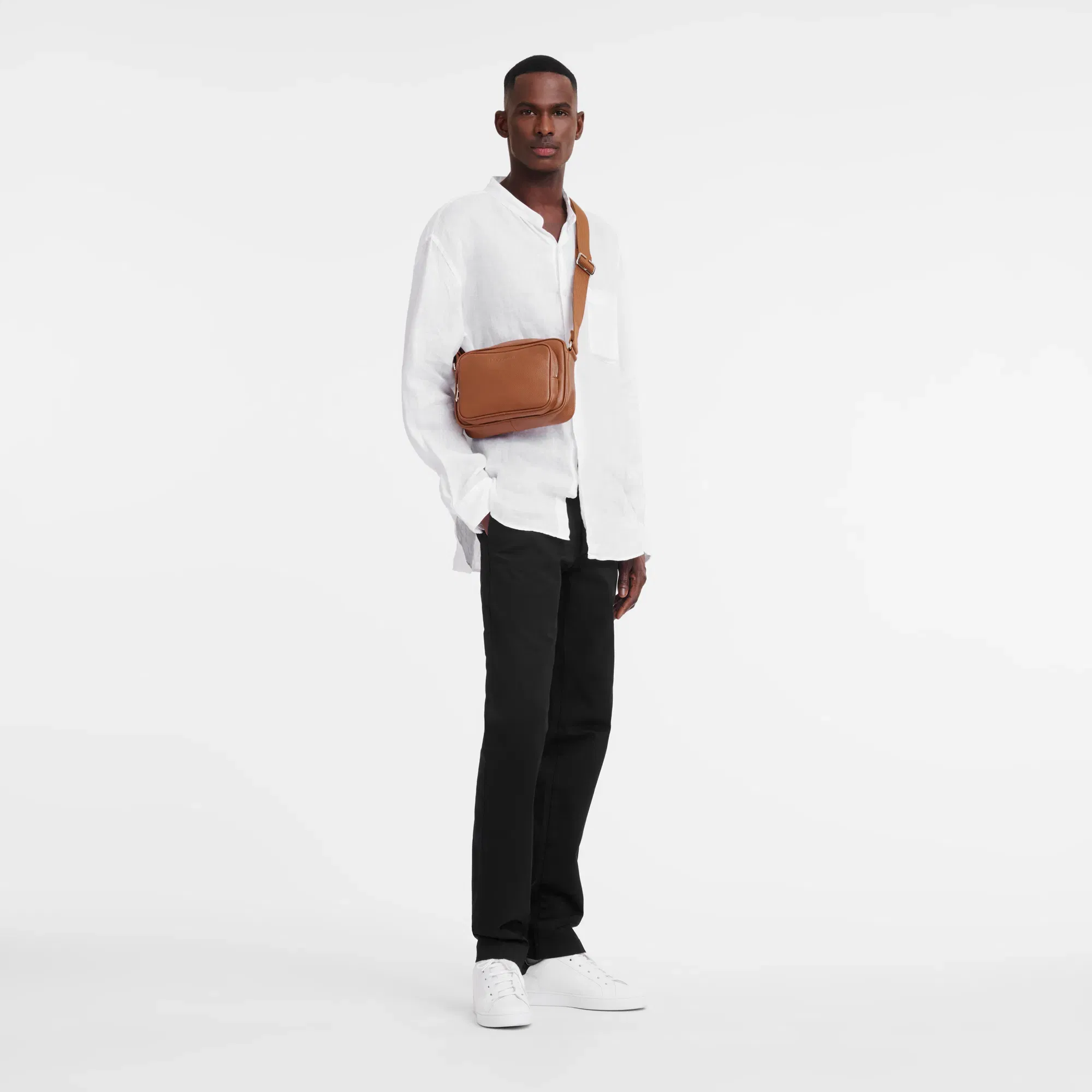 Longchamp Le Foulonné S Camera bag Caramel
