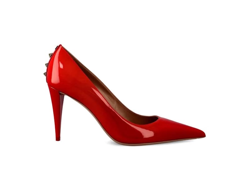 Valentino Garavani Rockstud Pumps Red (Women's)