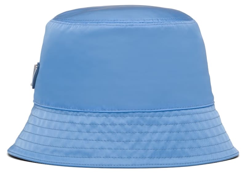 Prada Nylon Bucket Hat Periwinkle Blue