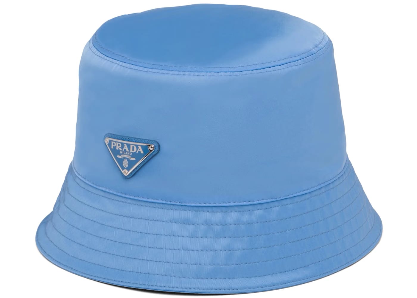 Prada Nylon Bucket Hat Periwinkle Blue