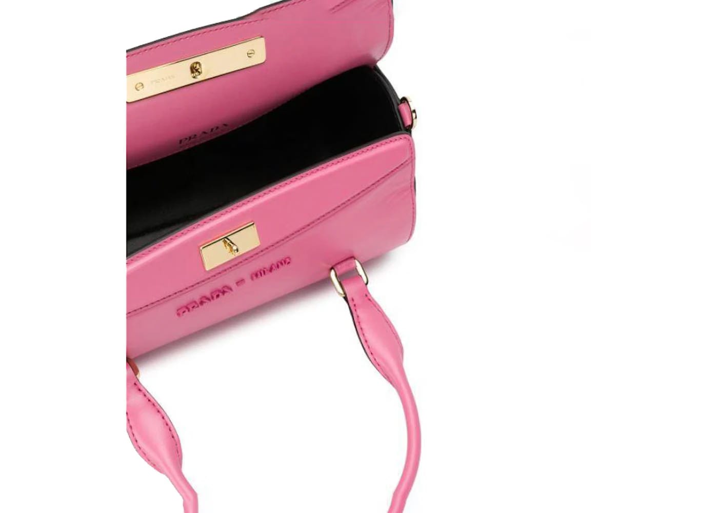 Prada City Calf Tote Pink