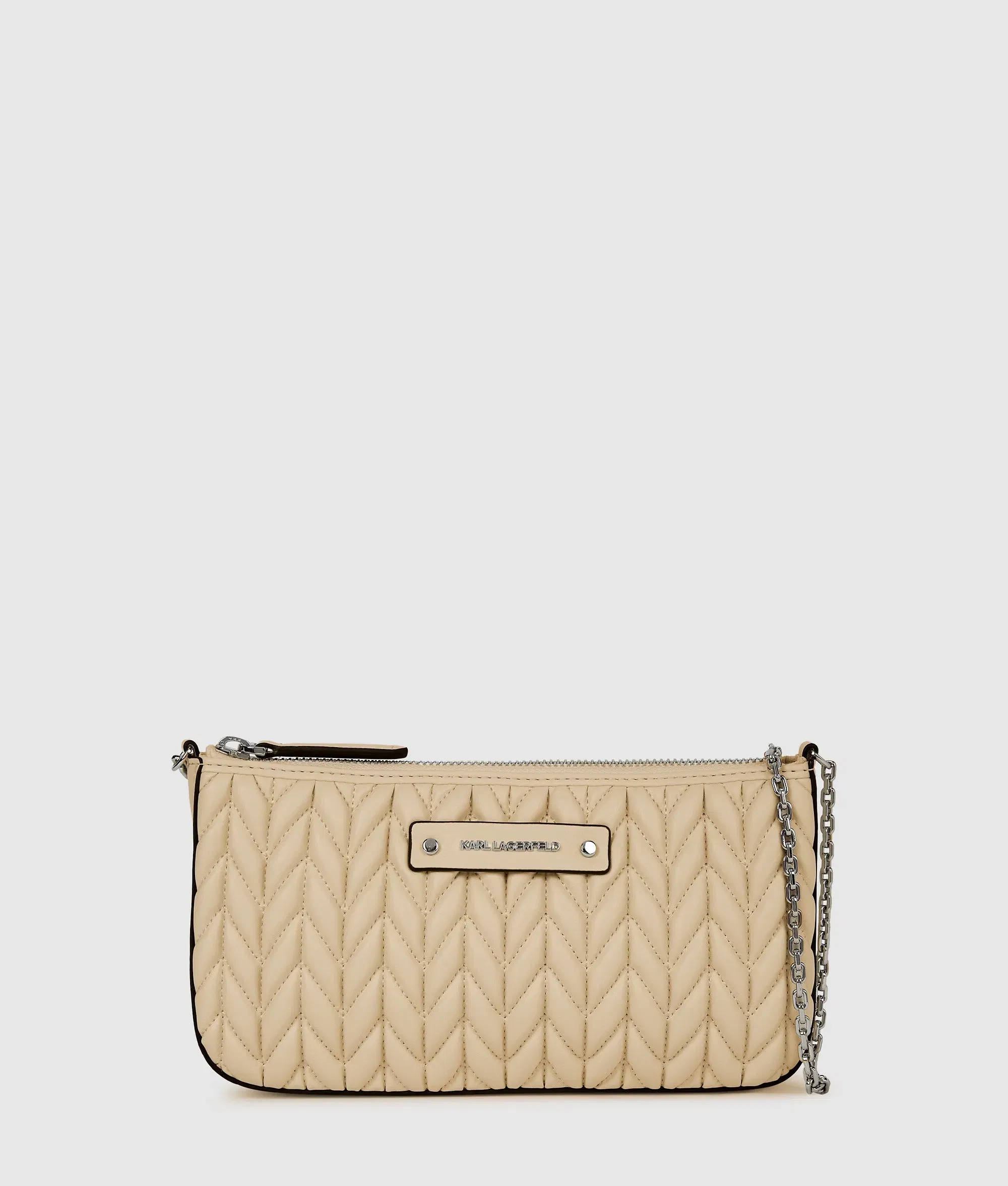 KarlLagerfeld Kweave Mini Shoulder Bag Safari
