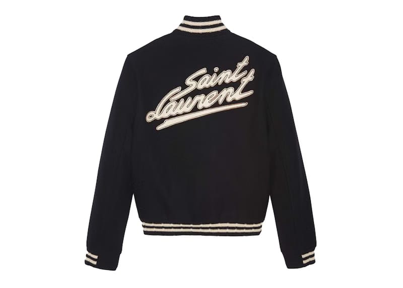 Saint Laurent Teddy Jacket Black