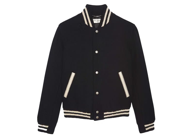 Saint Laurent Teddy Jacket Black