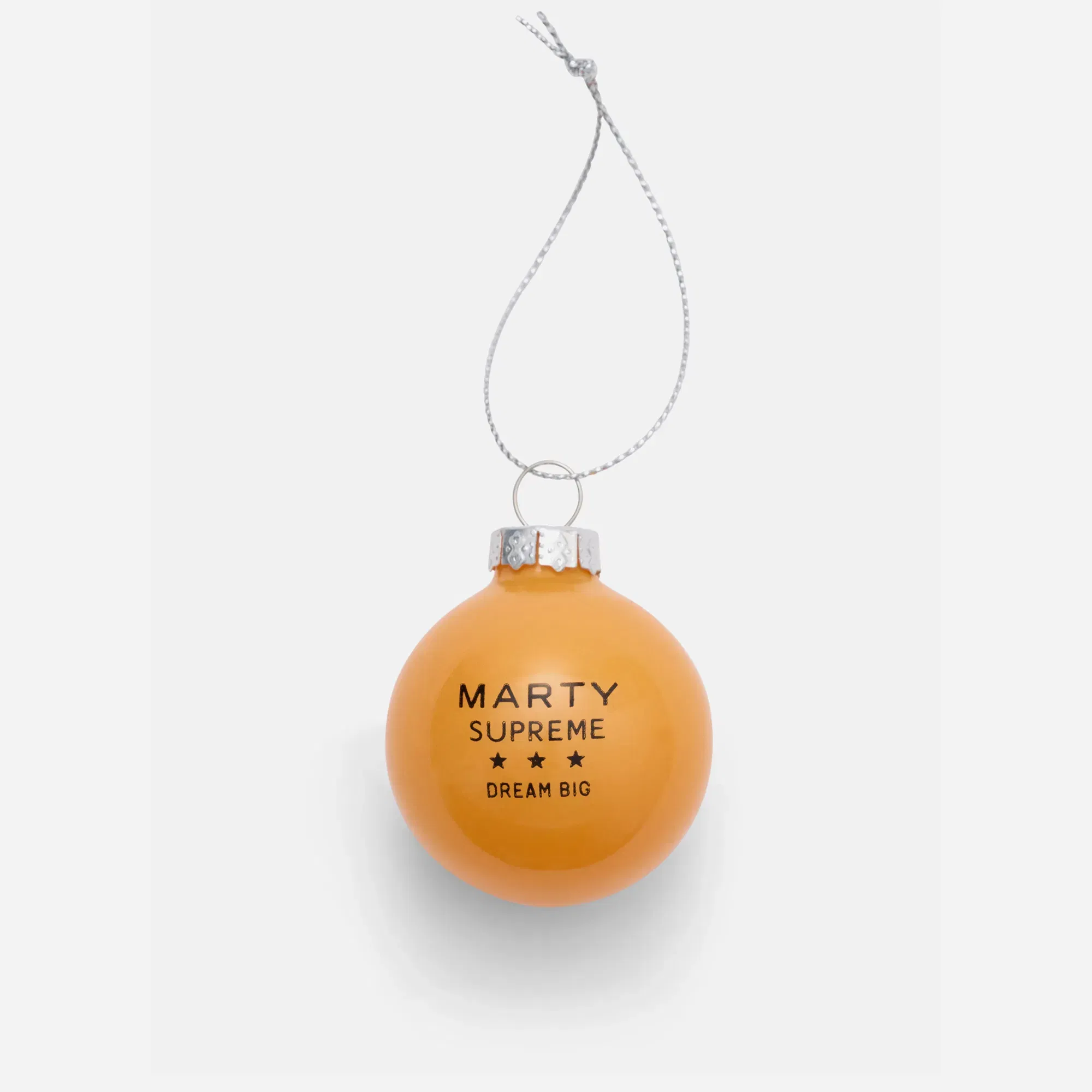 Marty Supreme Orange Ball Ornament