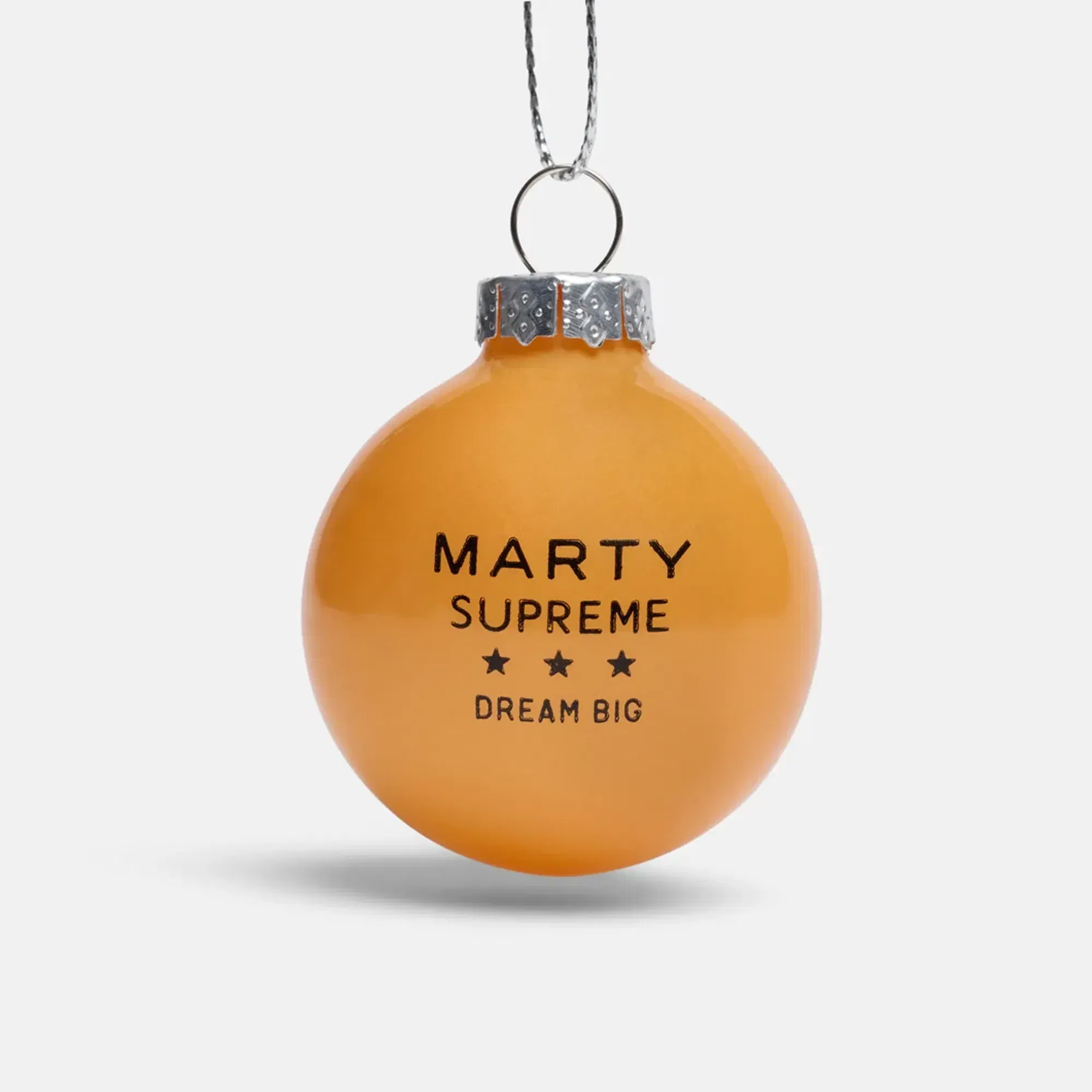 Marty Supreme Orange Ball Ornament