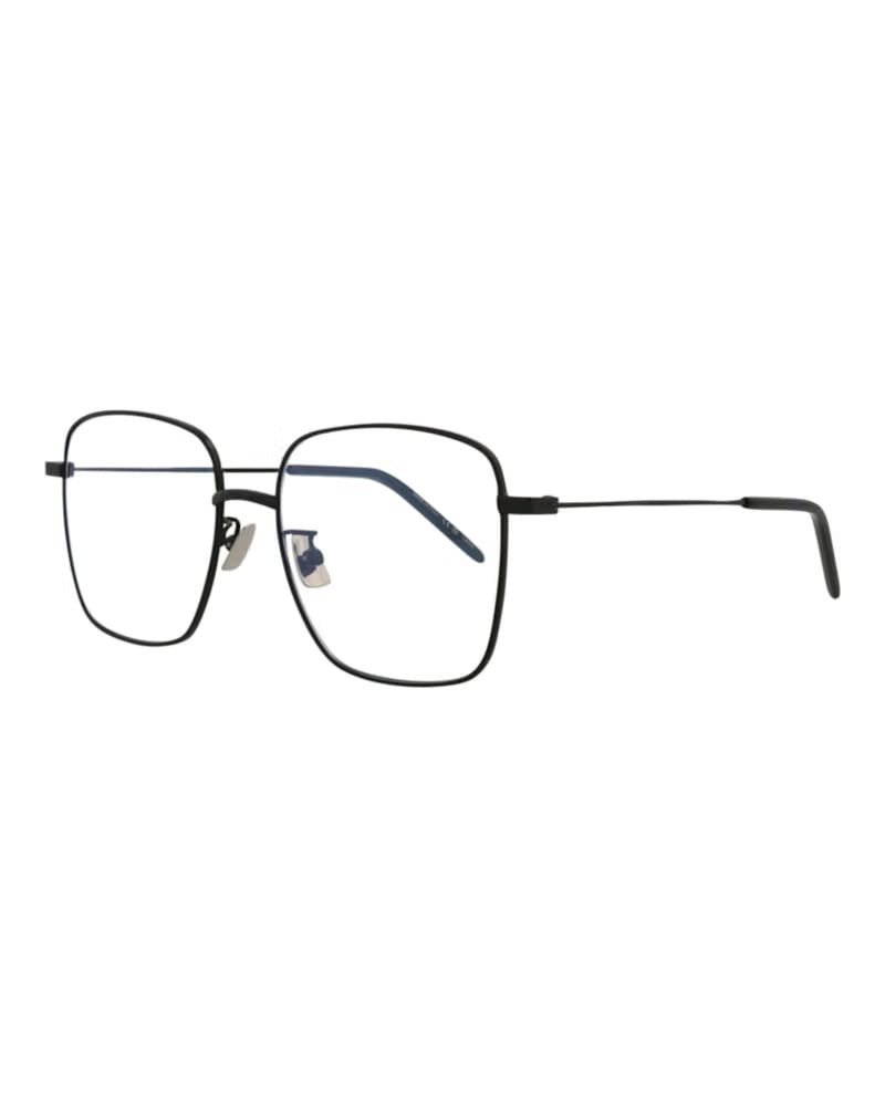 Saint Laurent Square Rectangle Sunglasses Black/Black/Transparent (SL314SUN-30013170-001)