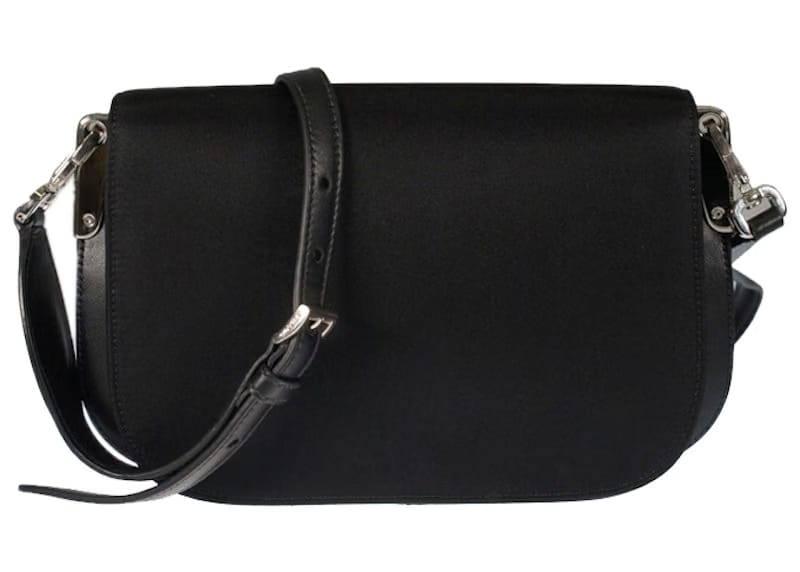 Prada Flap Shoulder Bag Black