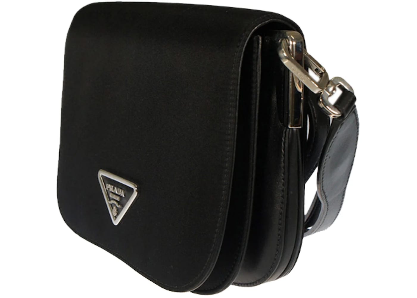 Prada Flap Shoulder Bag Black