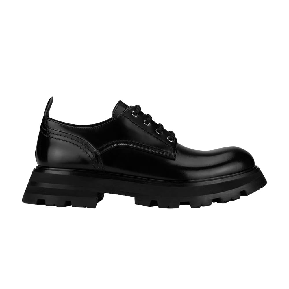 Alexander McQueen Wmns Derby Flat 'Black'