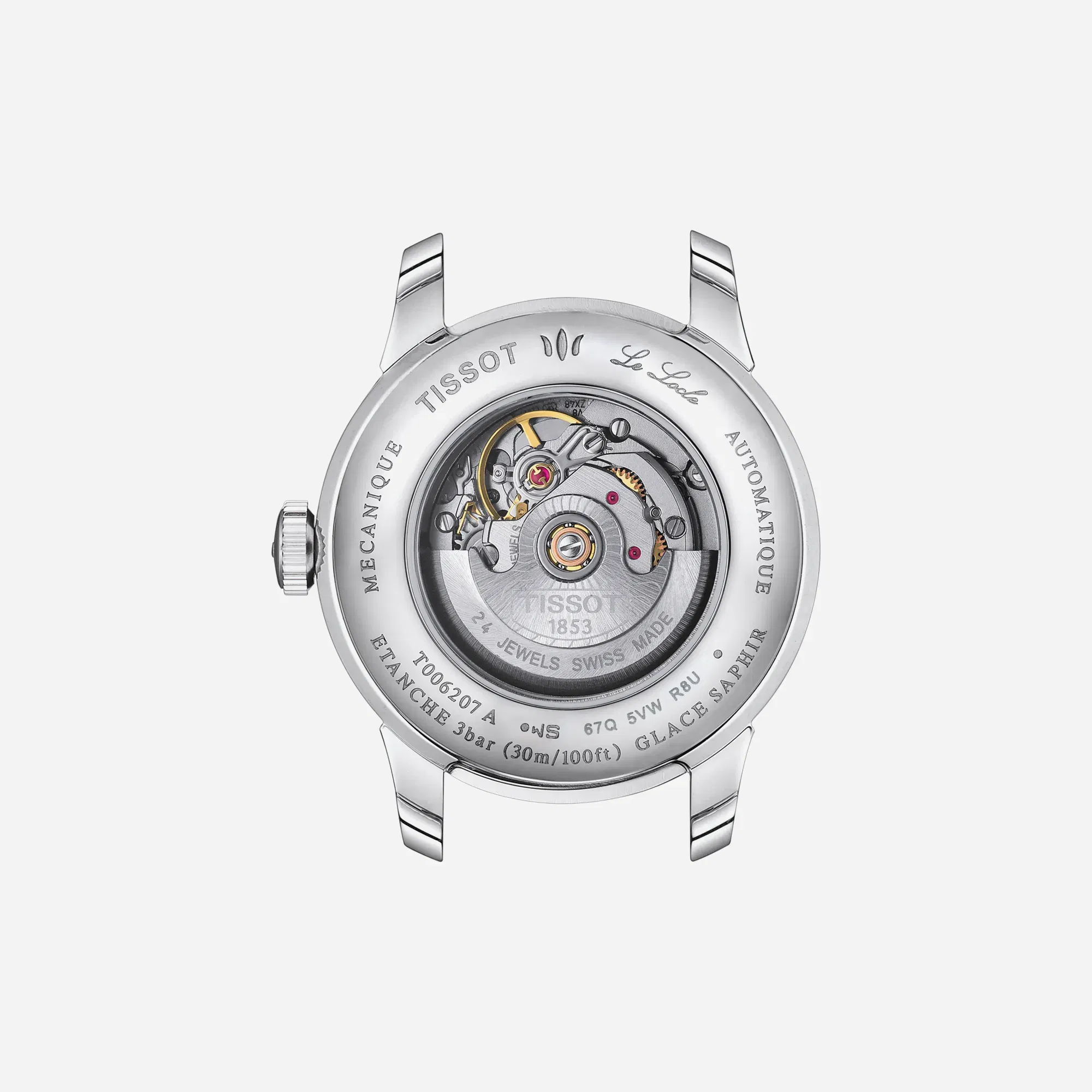 Tissot Le Locle Automatic Lady 29mm Leaf Dial Silver Stainless Steel Strap Watch