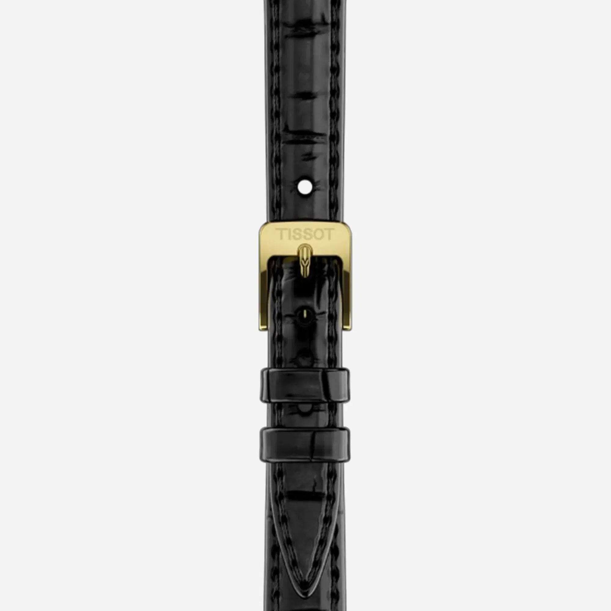 Tissot SRV 30mm Baton Dial Black Leather Watch