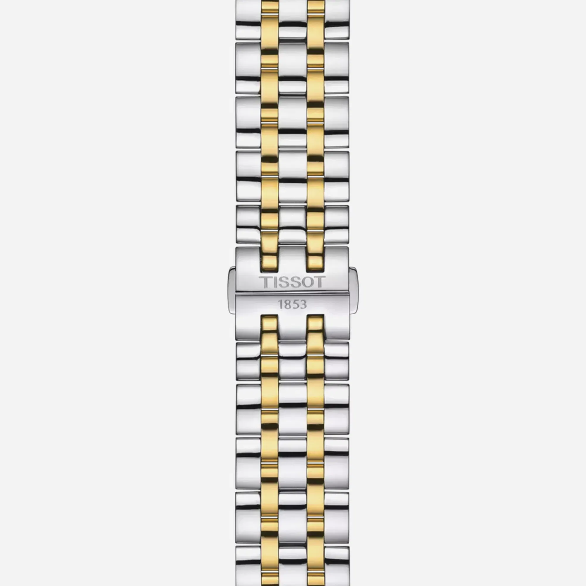Tissot Classic Dream Swissmatic Dauphine Dial Silver & Yellow Gold PVD Watch
