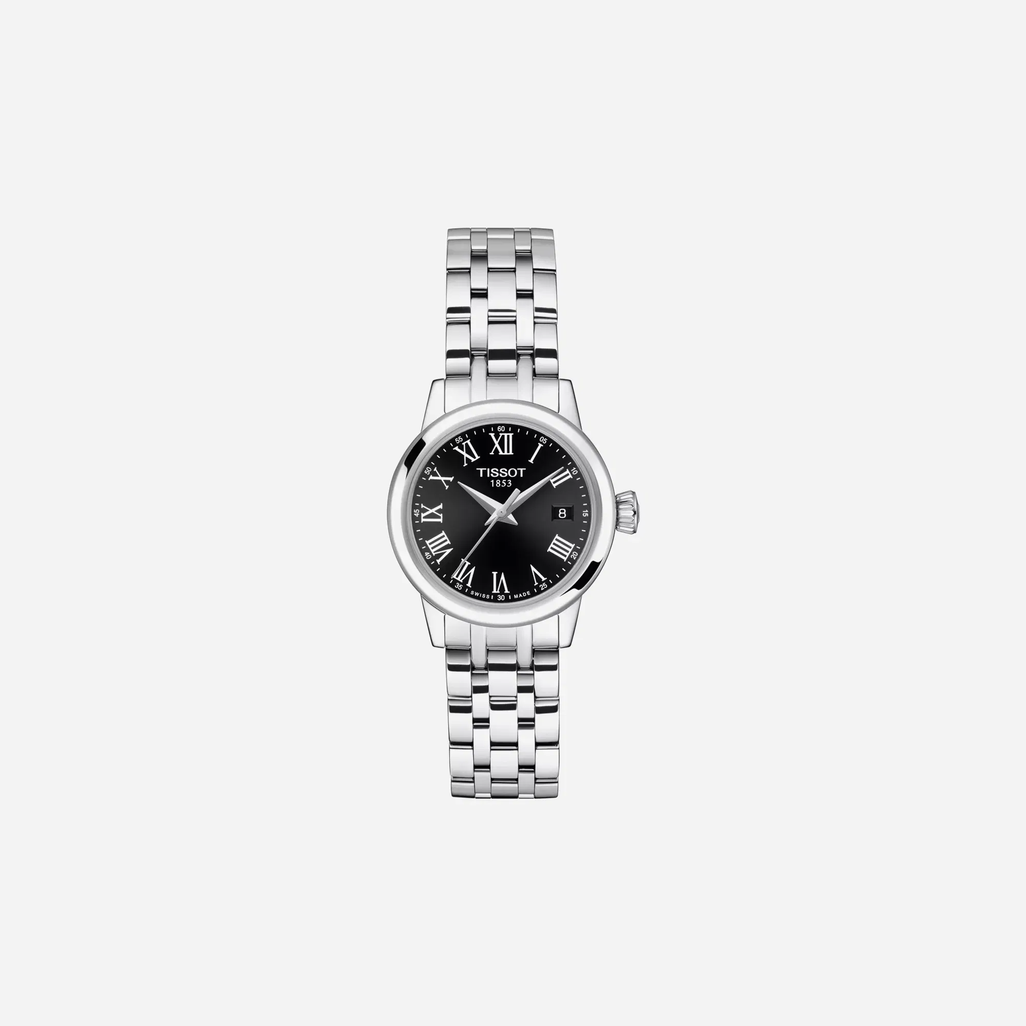 Tissot Classic Dream Lady Dauphine Dial Silver Stainless Steel Strap Watch