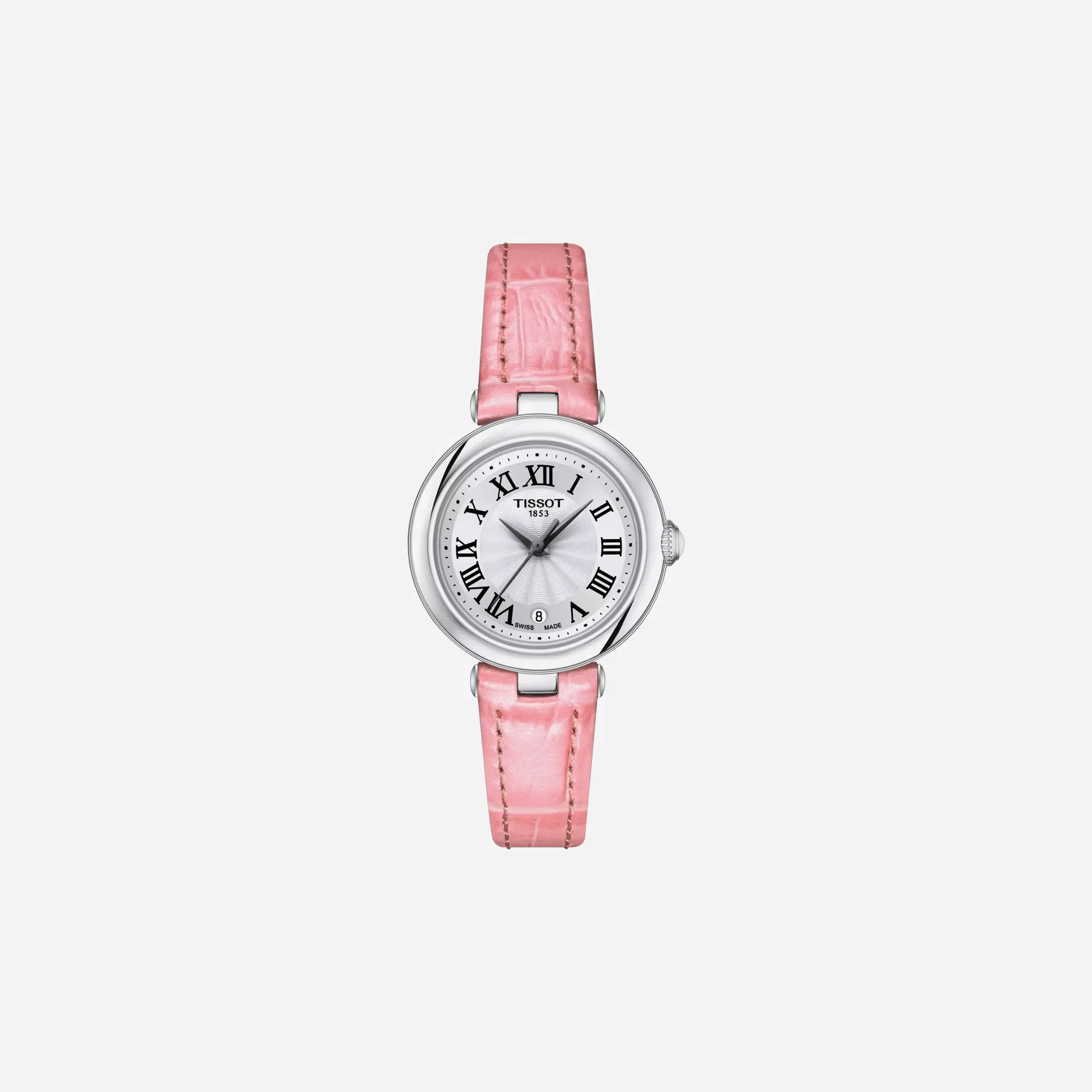 Tissot Bellissima Small Lady Silver Colour Stainless Steel Pink Strap 26mm