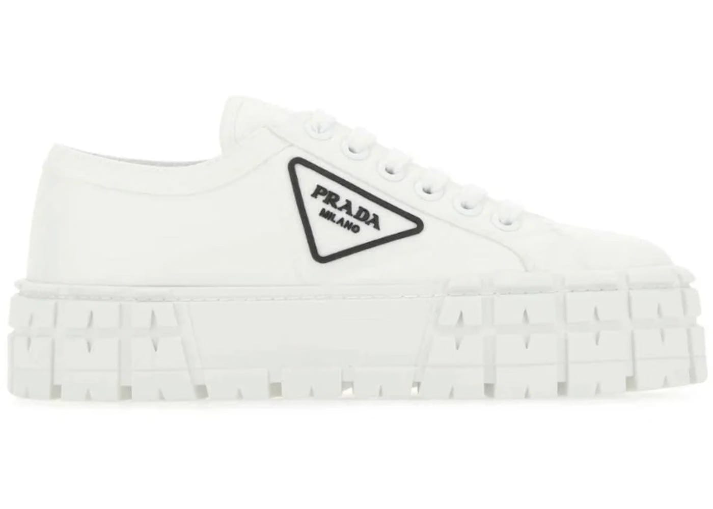 Prada Double Wheel Sneakers White Black (Women's)