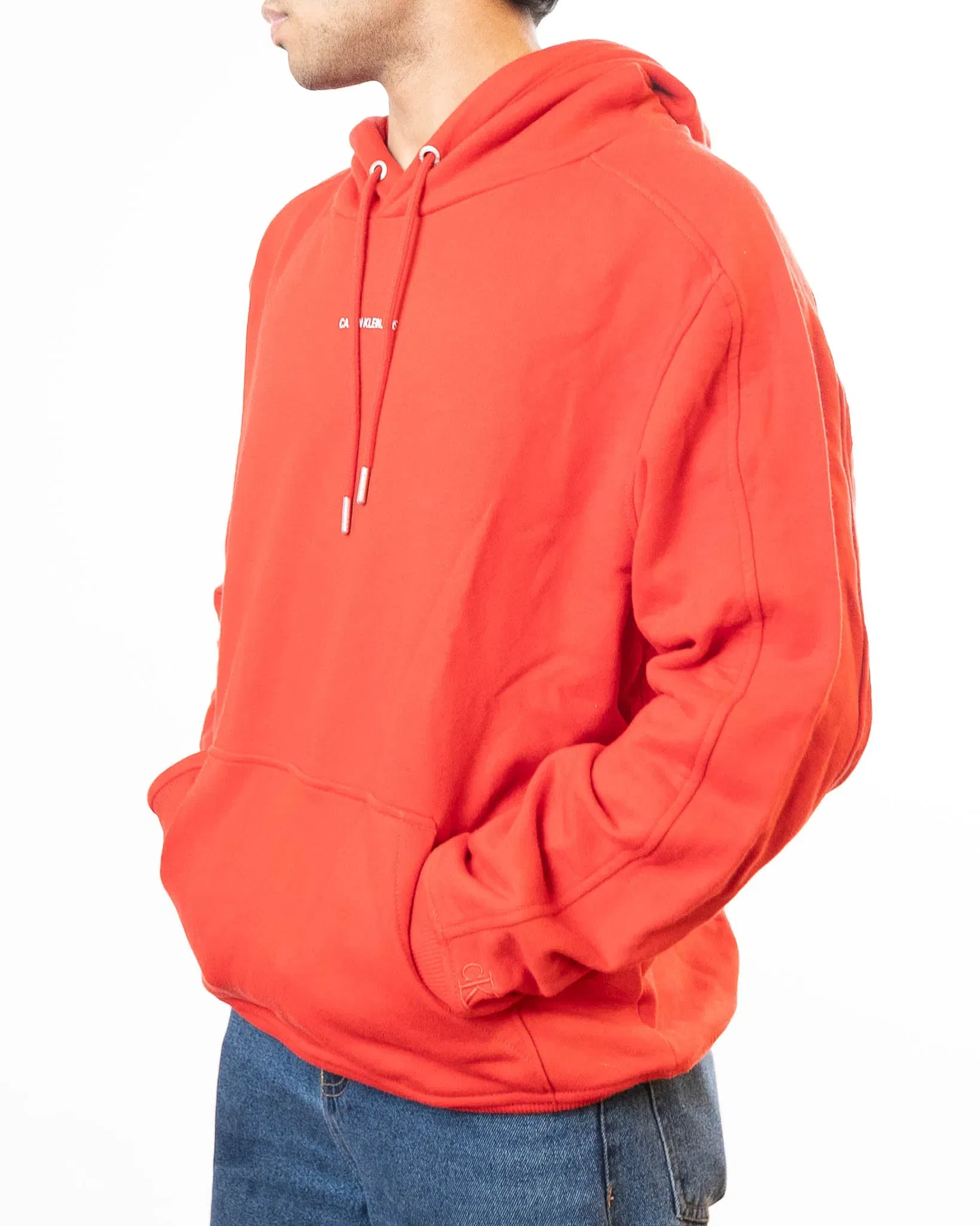 Calvin Klein Logo Hooded Sweatshirt (M)