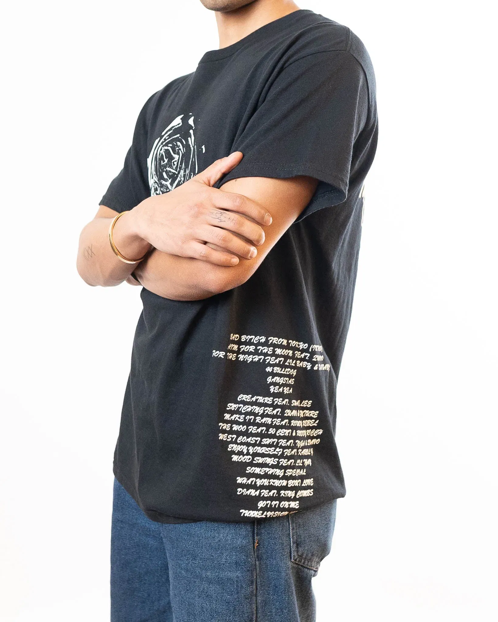 Vlone x Pop Smoke Tracklist T-Shirt (L)