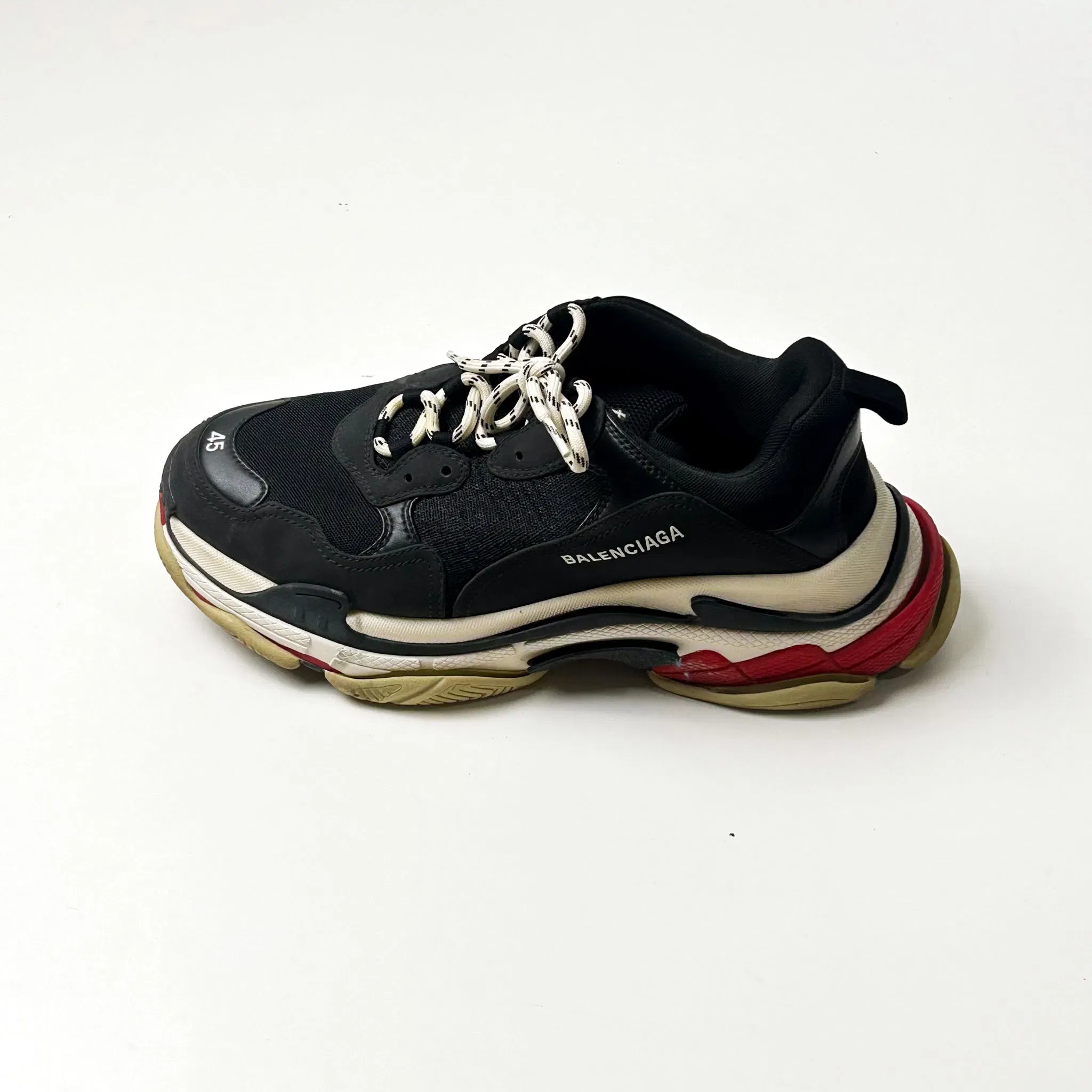 Balenciaga Triple S Black Red (UK 11)