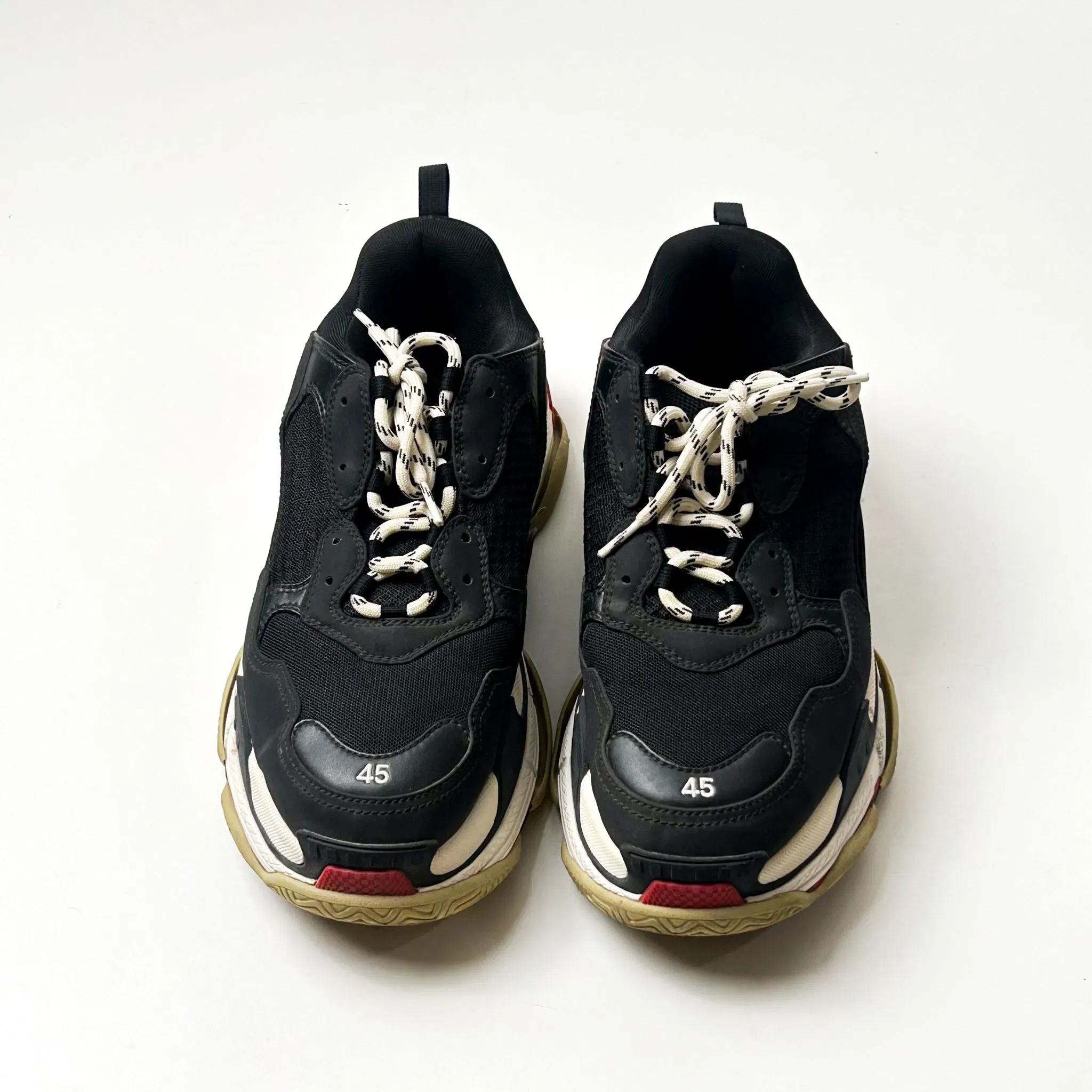 Balenciaga Triple S Black Red (UK 11)