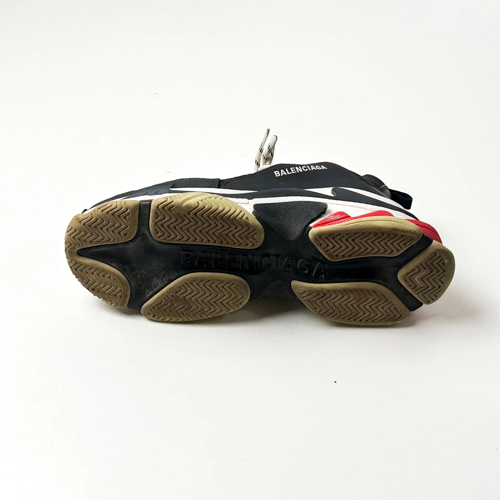 Balenciaga Triple S Black Red (UK 11)