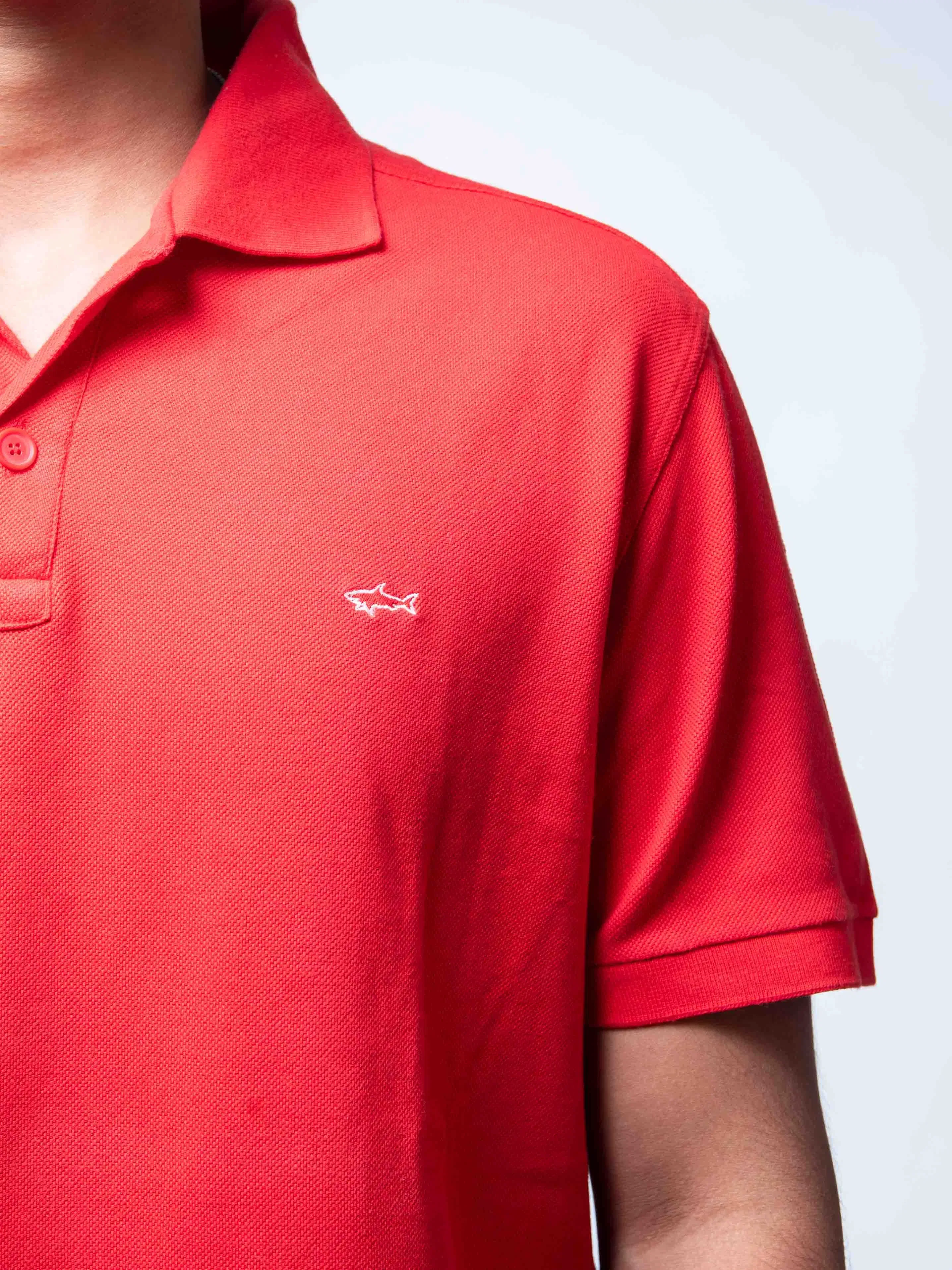 Paul & Shark Red Polo T-Shirt (XL)
