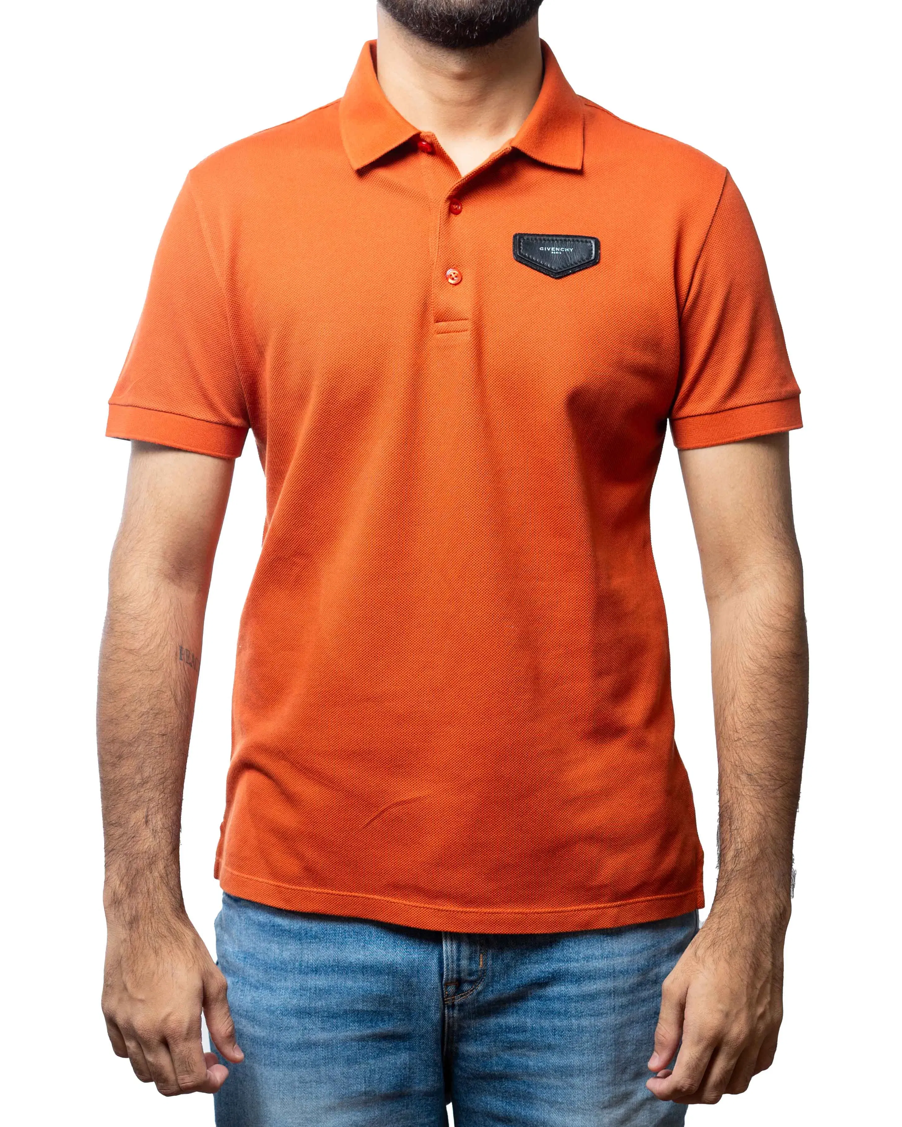 Givenchy Logo Patch Polo T-shirt (S)
