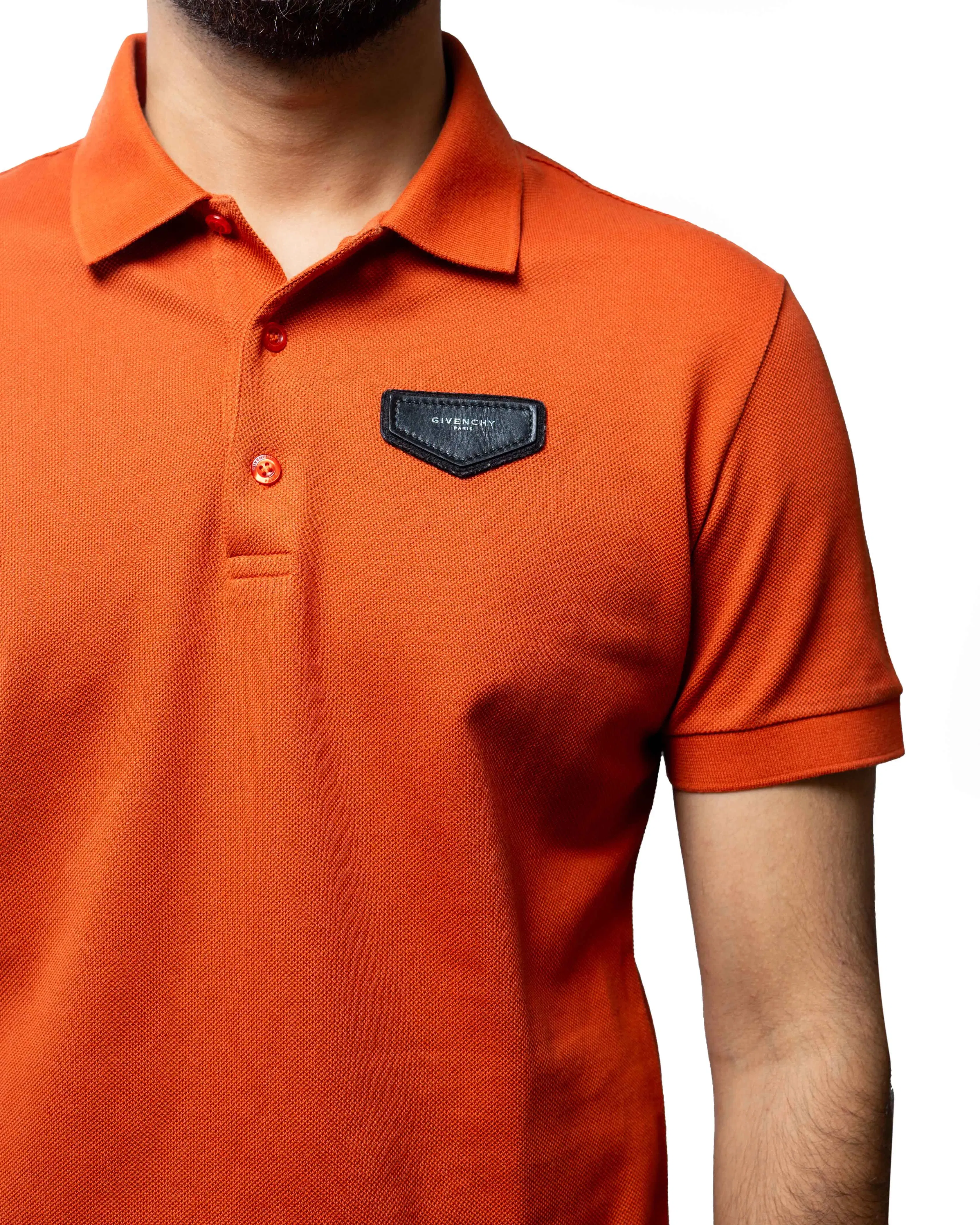 Givenchy Logo Patch Polo T-shirt (S)