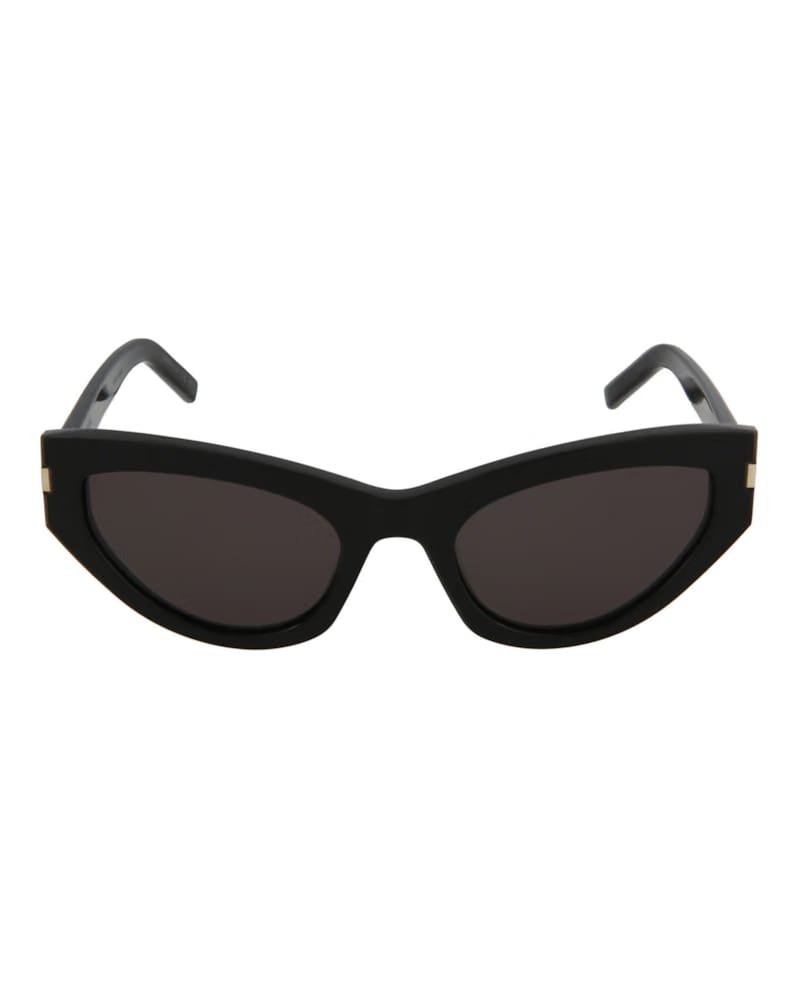 Saint Laurent Cat Eye Sunglasses Black/Black/Grey (SL215GRACE-30002633-001)