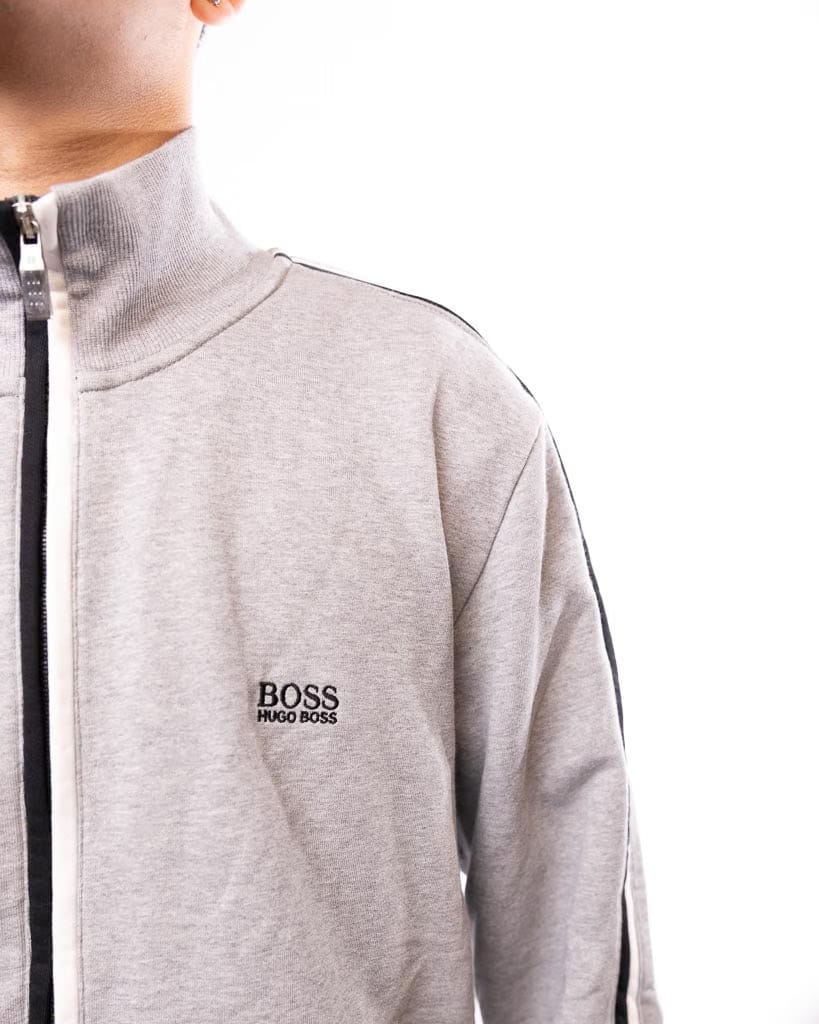 Hugo Boss Sleeve Stripe Track Jacket - grey (L)