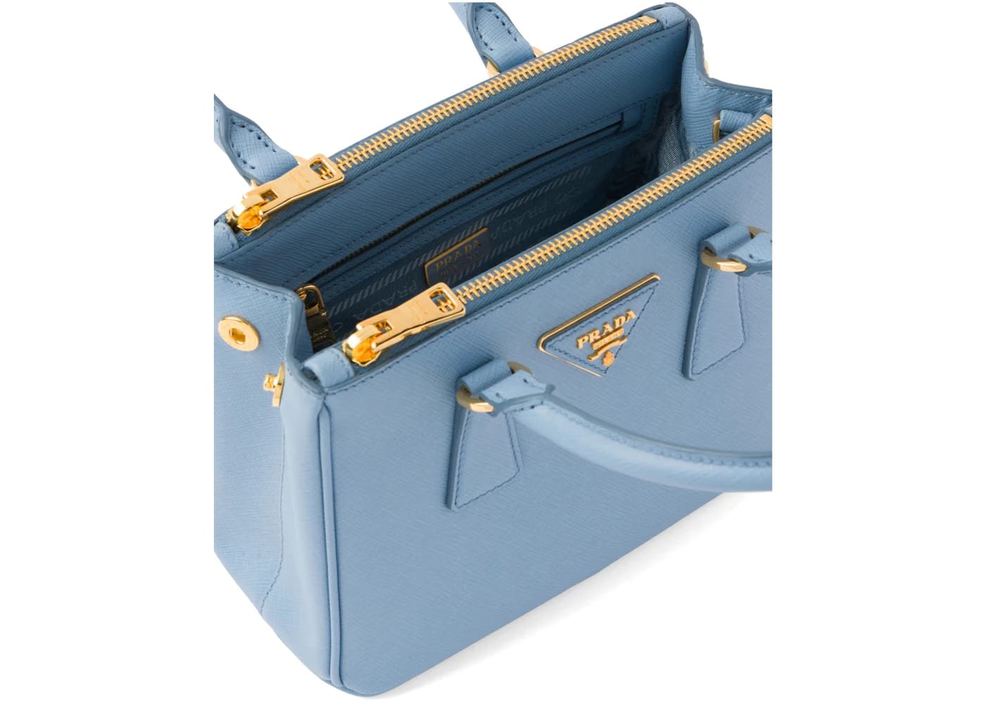 Prada Galleria Micro Bag Astral Blue