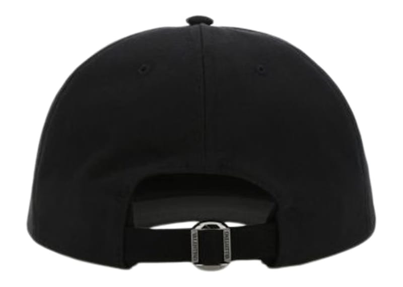 Valentino VLTN Logo Cotton Baseball Cap Black/White