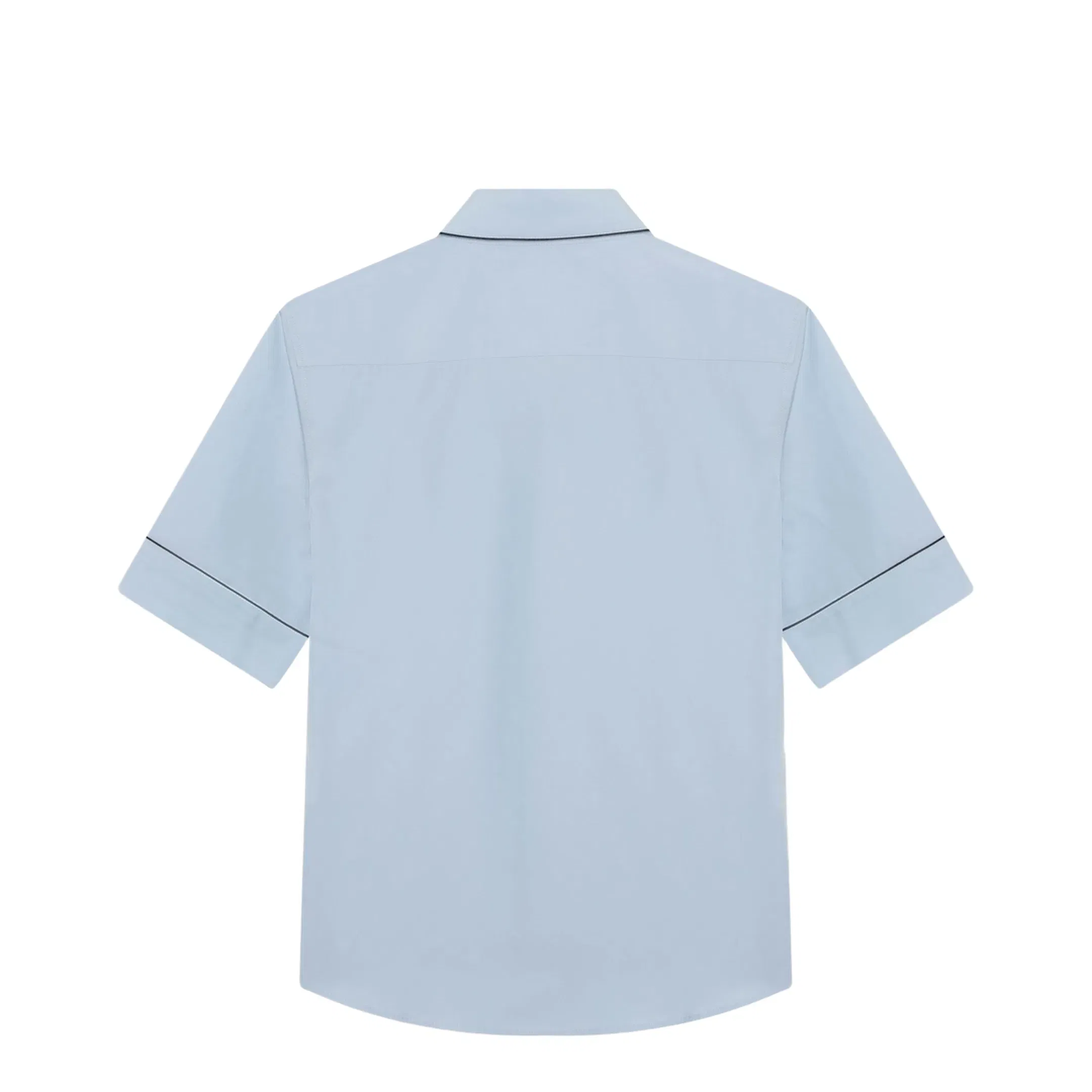 Sky-blue cotton shirt