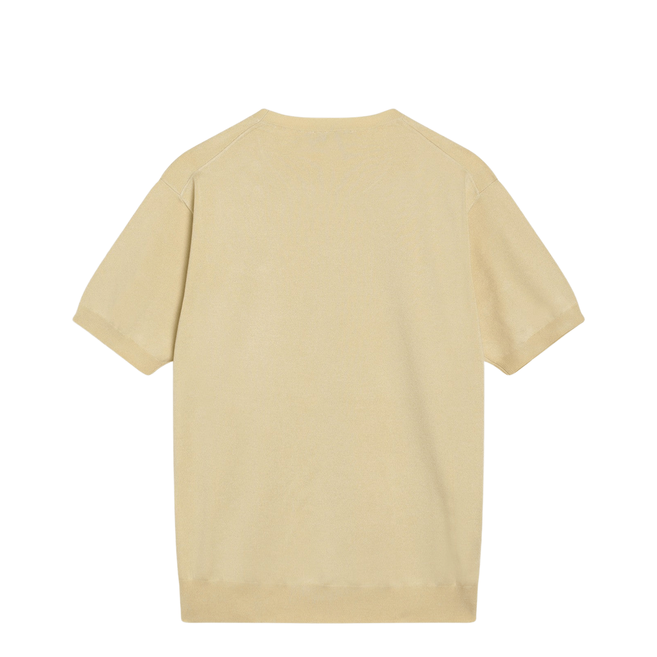 Cream-colored Silk-blend Sweater with Logo