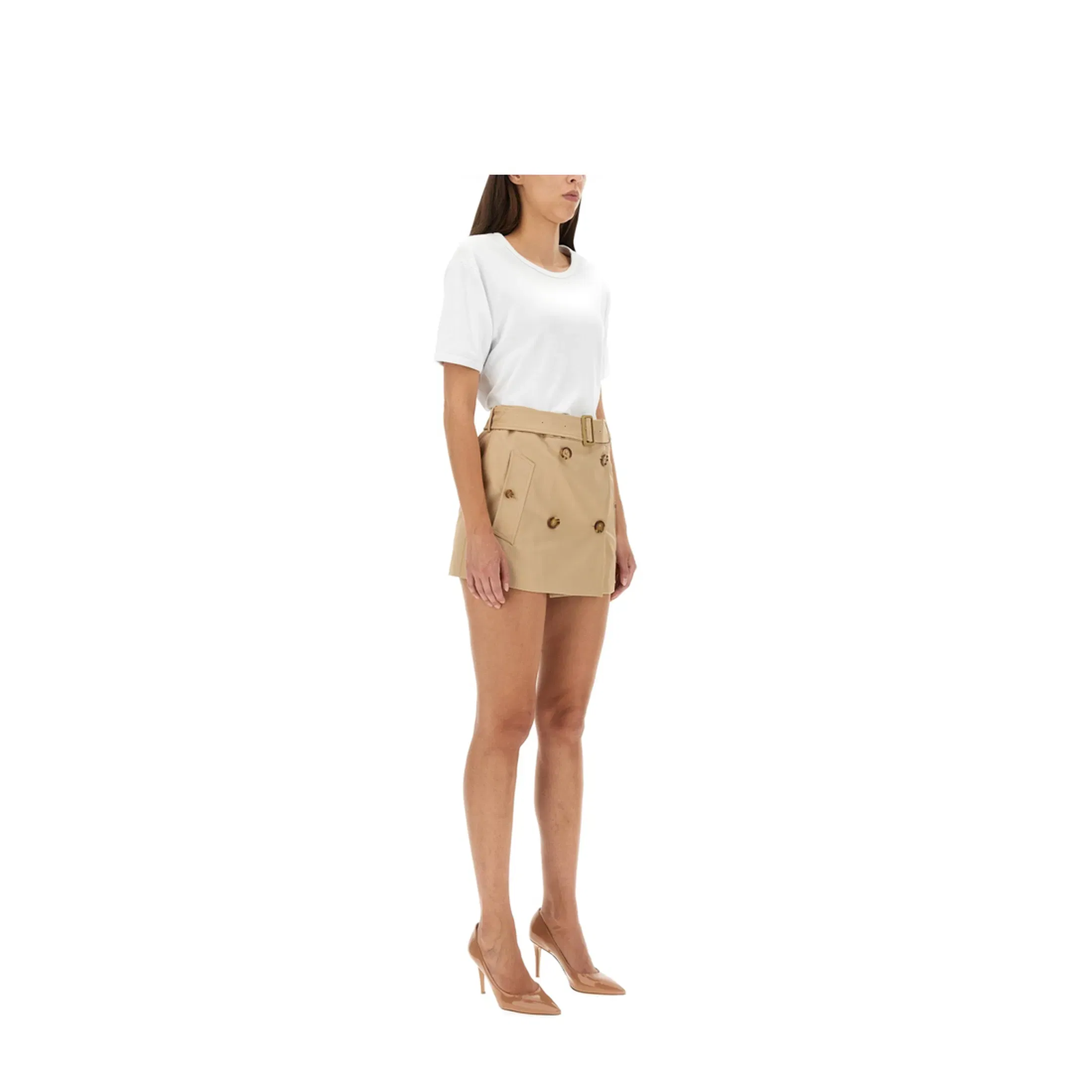 Mini Trench Skirt