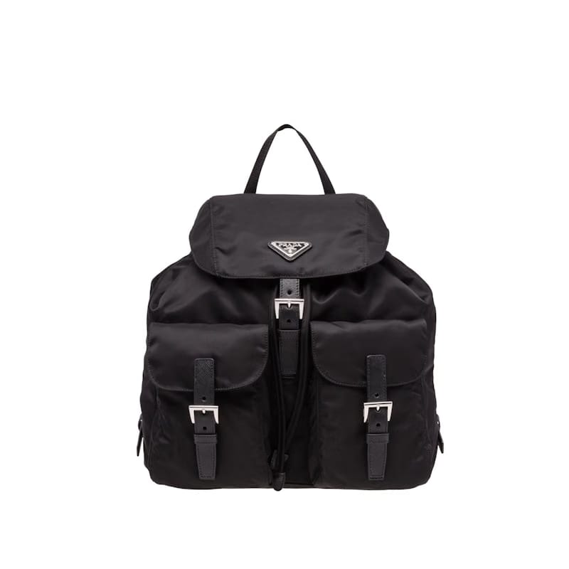 Prada Vela Backpack Black